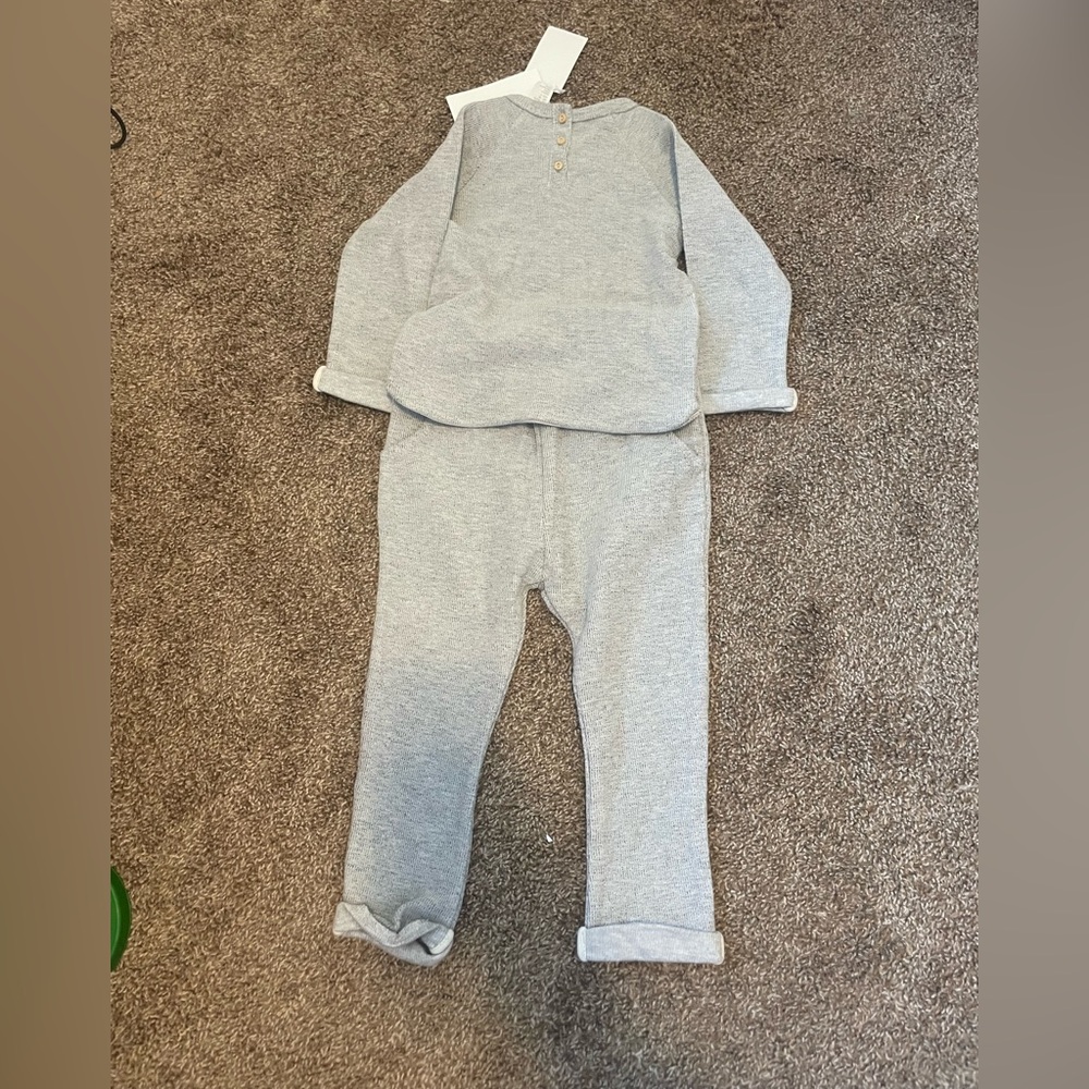 H&M Light Gray Kids Matching Set